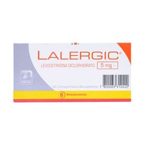 Lalergic Levocetirizina 5 mg 30 Comprimidos - Milab