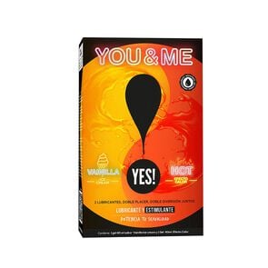 Yes! Pack You&Me Gel Lubricante Sexual Hot 40 mL + Gel Lubricante Sexual Vainilla Ice Cream 40 mL - Maver