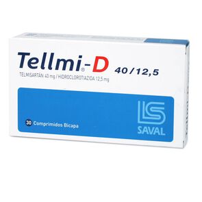 Product image of Tellmi-D Bicapa Telmisartan 30 Comprimidos 12,5 mg - Saval