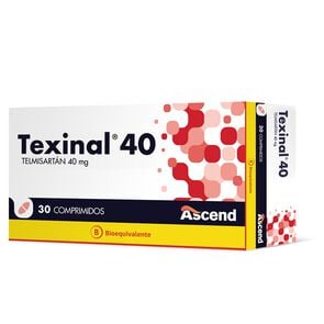 Texinal 40 Telmisartan 40 mg 30 Comprimidos - Ascend