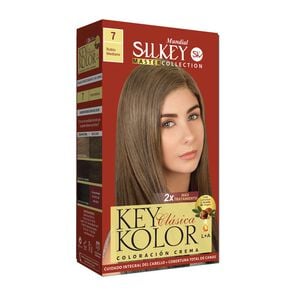 Key Kolor Kit Tintura Argan Rubio Mediano 7 - Silkey