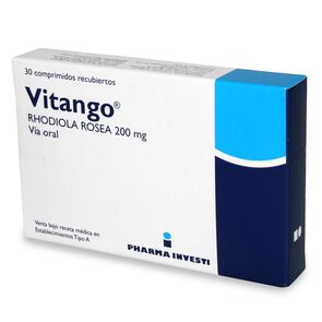 Product image of Vitango Rhodiola Rosea 200 mg 30 Comprimidos - Pharma investi