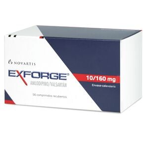 Exforge10/160 AmLodipino 10 mg 56 Comprimidos - Axon