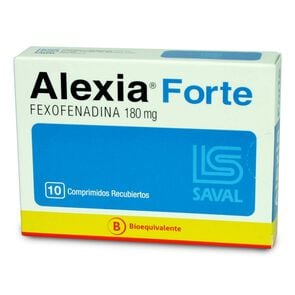 Alexia Forte Fexofenadina 180 mg 10 Comprimidos - Saval