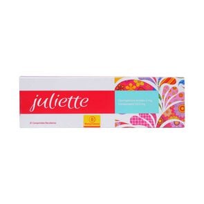 Juliette Clormadinona 2 mg Etinilestradiol 0,03 mg 21 Comprimidos - Milab