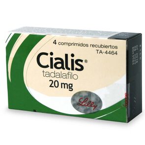 Cialis Tadalafilo 20 mg 4 Comprimidos Recubiertos - Eli lilly