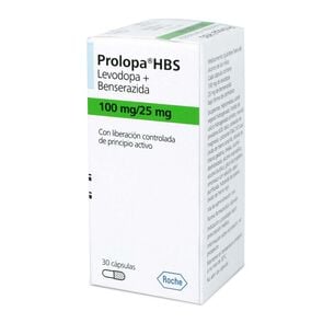 Product image of Prolopa HBS Levodopa 100 mg 30 Cápsulas - Roche