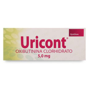 Uricont Oxibutinina Clorhidrato 5 mg 40 Comprimidos - Rider