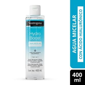 Neutrogena Hydro Boost Agua Micelar Desmaquillante 7 En 1 Acido Hialuron 400 mL