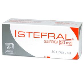 Istefral Sulpirida 50 mg 30 Cápsulas - Milab