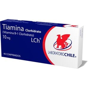 Product image of Tiamina 10 mg 40 Comprimidos - Genericos varios