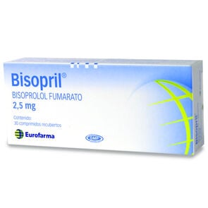 Bisopril Bisoprolol 2,5 mg 30 Comprimidos Recubiertos - Eurofarma