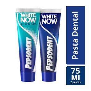 White Now Pasta Dental 99 grs + White Now Pasta Dental Ice Cool Mint 99 grs - Pepsodent