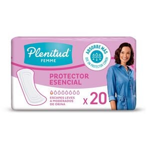 Protector Incontinencia leve Esencial 20 Unidades - Plenitud femme