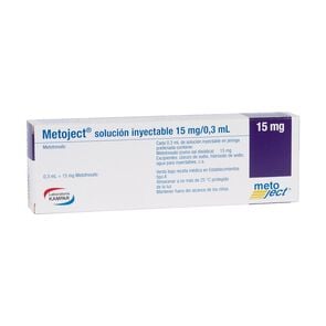 Metoject metotrexato 15 mg  Jeringa precargada 0,3 mL - Kampar especialidades