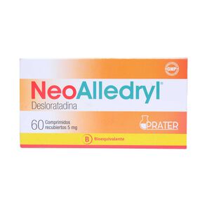 Neo Alledryl Desloratadina 5 mg 60 Comprimidos - Prater