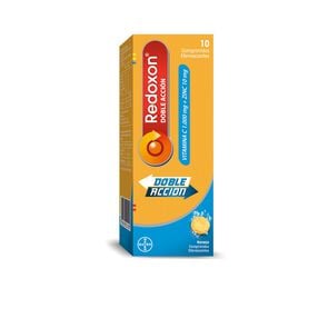 Product image of Redoxon Doble Acción Sabor Naranja Vitc 1 gr 10 Comprimidos - Bayer popular