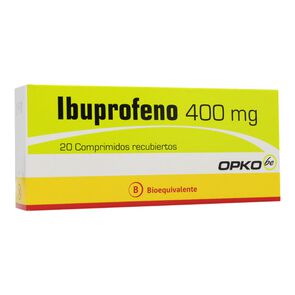 Ibuprofeno 400 mg 20 Comprimidos - Opko