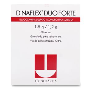 Product image of Dinaflex Duo Forte Glucosamina 1200 mg 30 Sobres - Tecnofarma