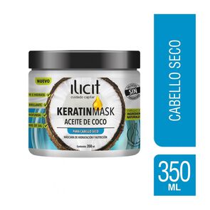 Product image of Keratinmask Aceite de Coco Hidratación y Nutrición Cabello Seco 350 mL - Ilicit keratin mask