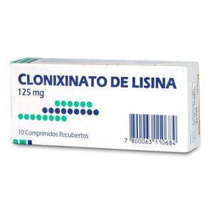 Clonixinato de Lisina 125 mg 10 Comprimidos - Mintlab