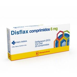 Disflax Deflazacort 6 mg 20 Comprimidos - Faes farma