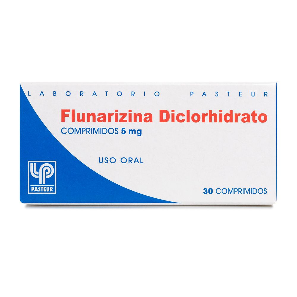 Flunarizina Diclorhidrato 5 mg 30 Comprimidos