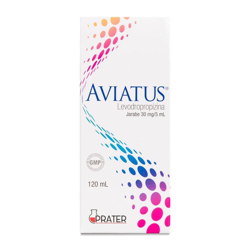 Aviatus - Levodropropizina 30 mg / 5 ml - Jarabe 120 ml