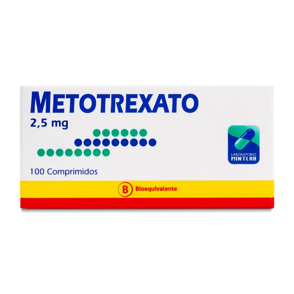 Metotrexato 2.5 mg 100 Comprimidos