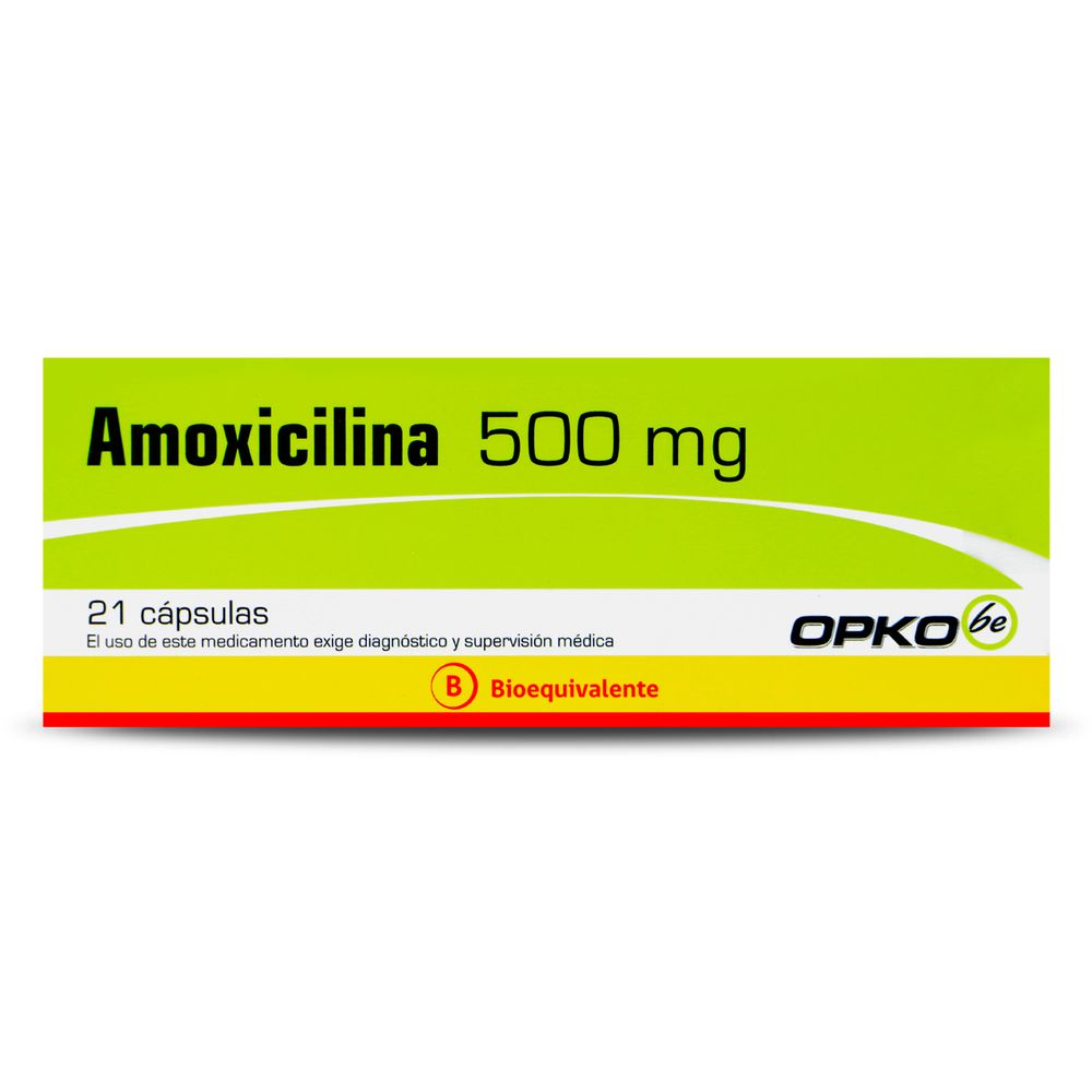 Amoxicilina 500 mg 21 Cápsulas