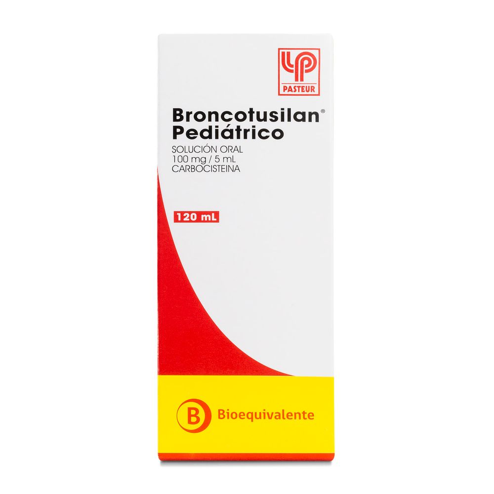 Broncotusilan Pediátrico - Carbocisteina 100 mg / 5 ml Jarabe 120 ml