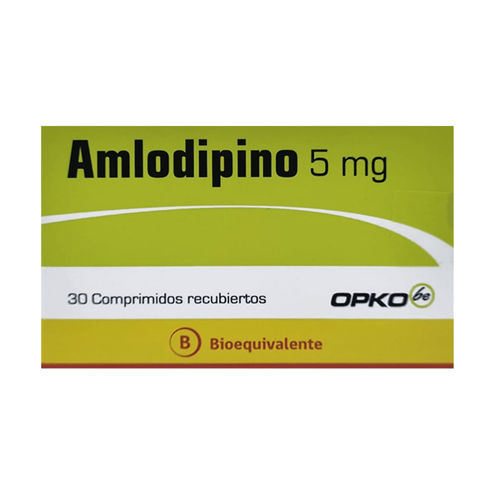 Amlodipino 5 mg 30 Comprimidos