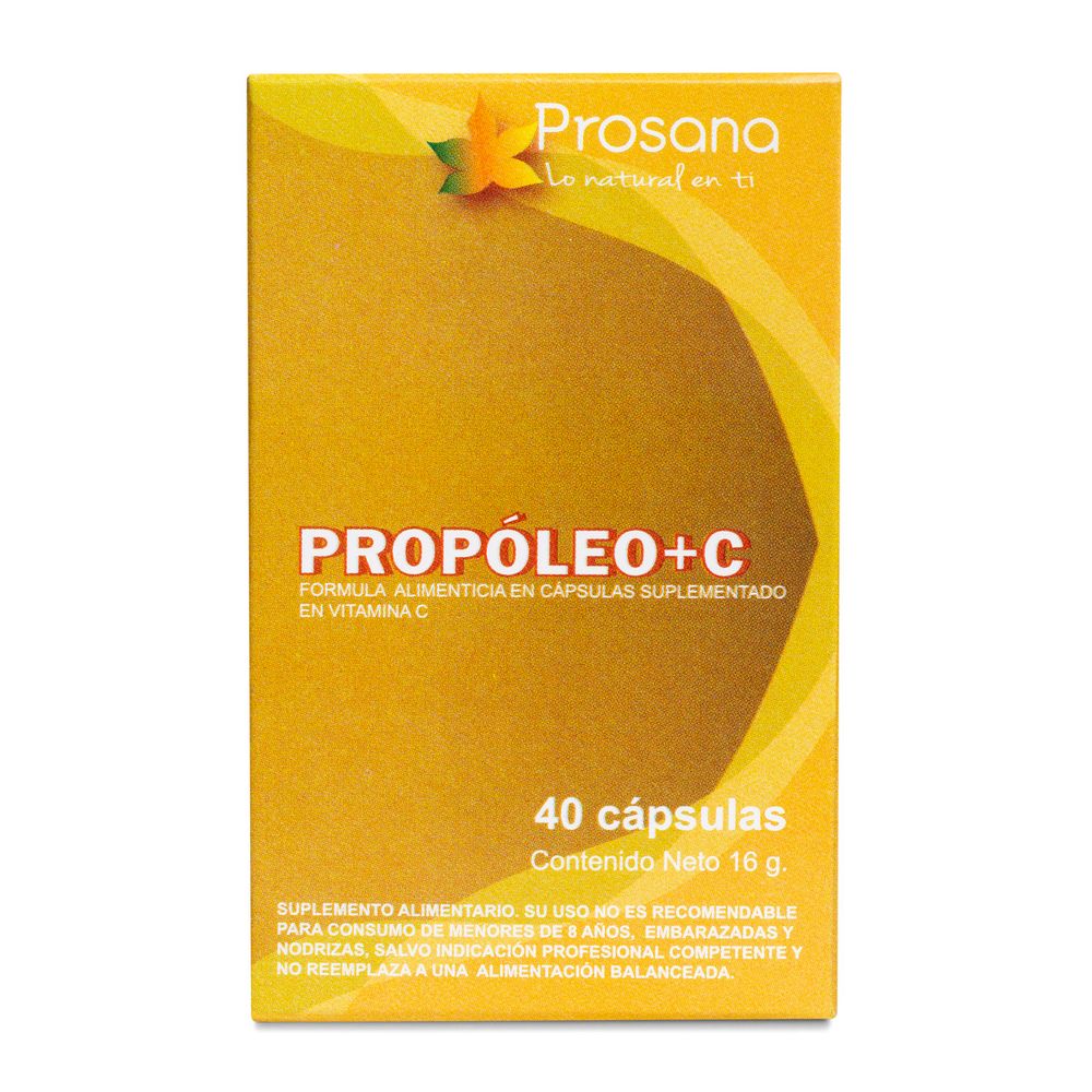 Propóleo+C - Propóleo / Vitamina C - 200 / 100 mg - 40 Cápsulas