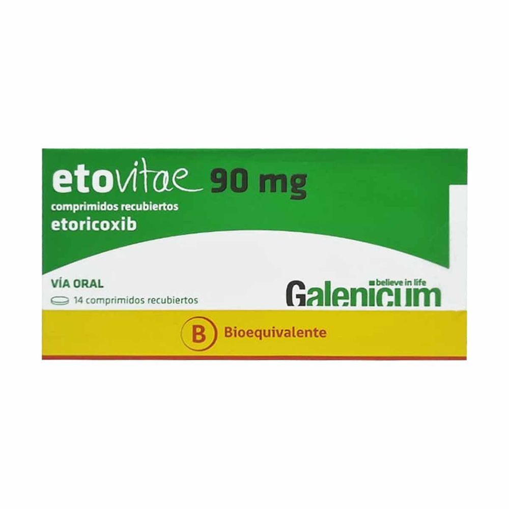 Etovitae 90 mg - Etoricoxib 14 Comprimidos Rec