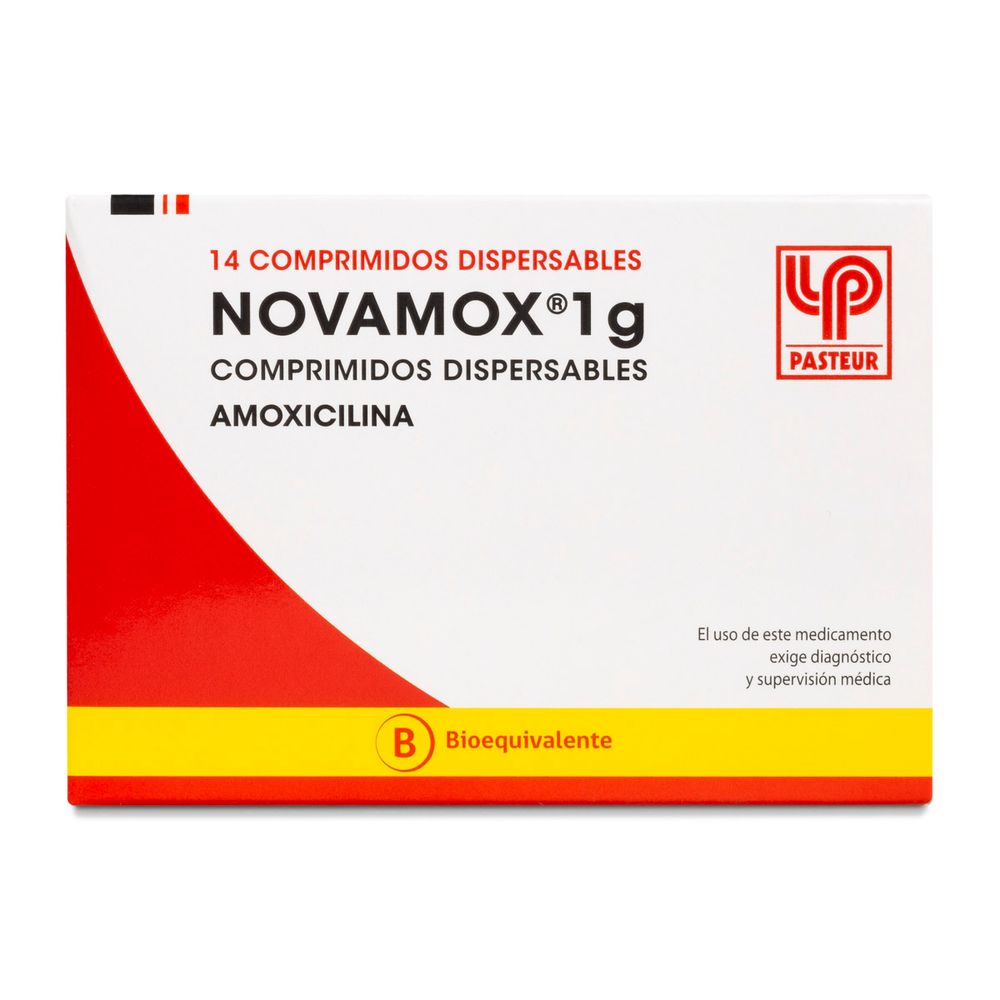 Novamox - Amoxicilina 1 gr / 14 Comprimidos Dispersables