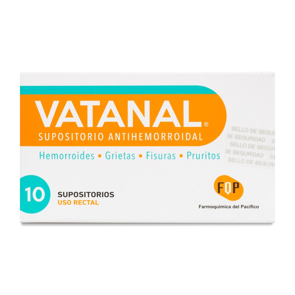 Product image of Vatanal - 10 Supositorios