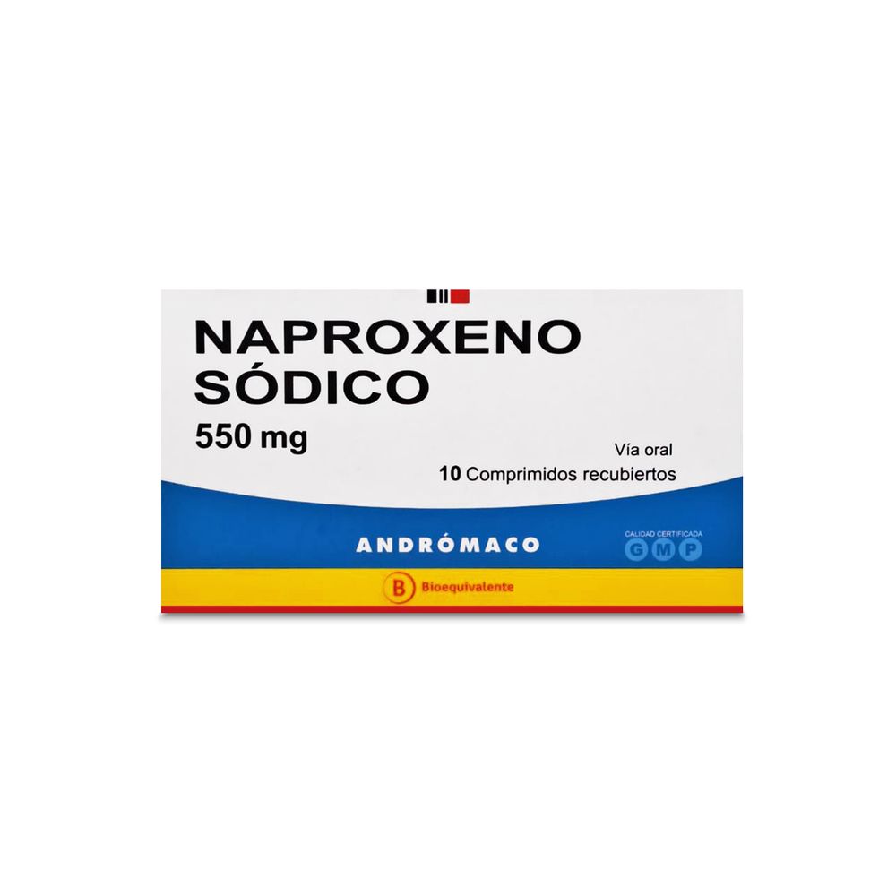 Naproxeno Sódico 550 mg 10 Comprimidos