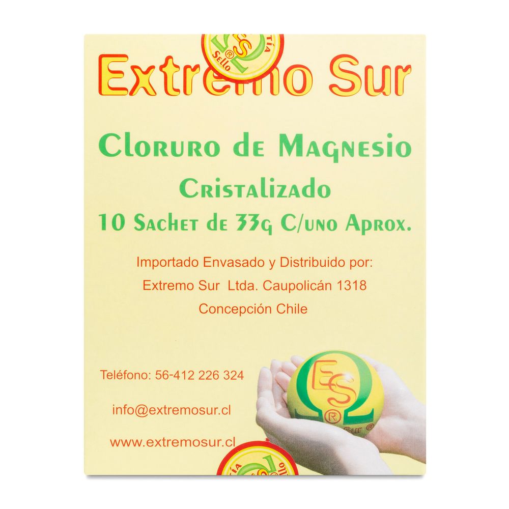 Product image of Extremo Sur - Cloruro De Magnesio Polvo 1 Sobre 33 gr