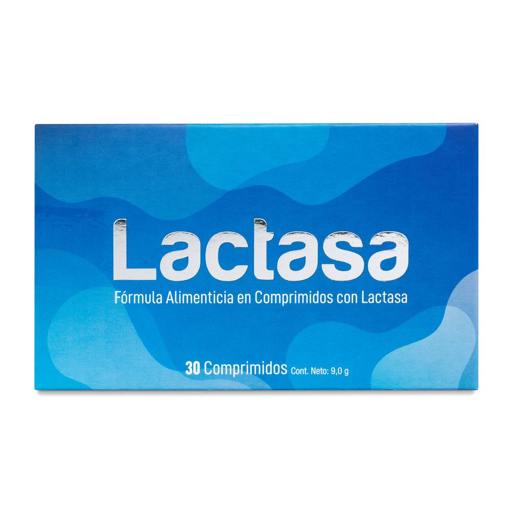 Product image of Lactasa - Lactasa 9000 Fcc30 Comprimidos Sin Colorantes Artificiales