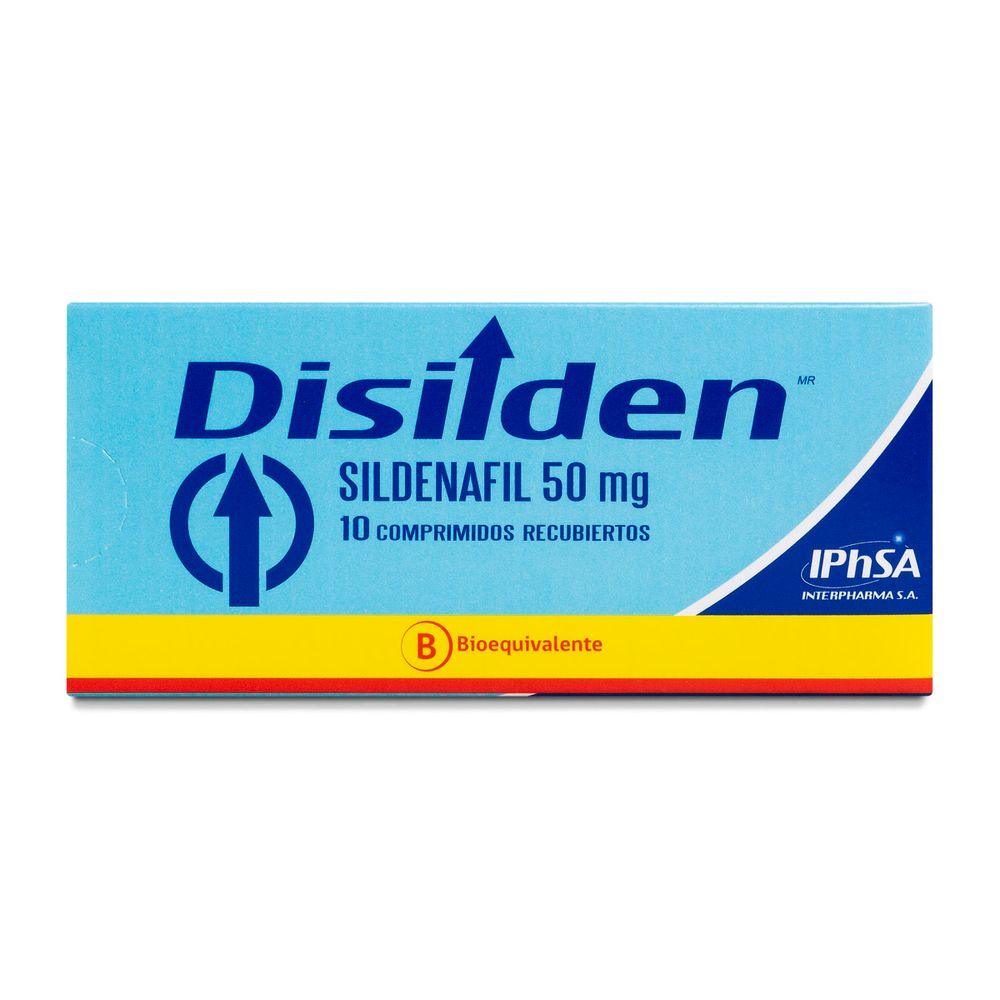 Disilden - Sildenafil 50 mg 10Comprimidos