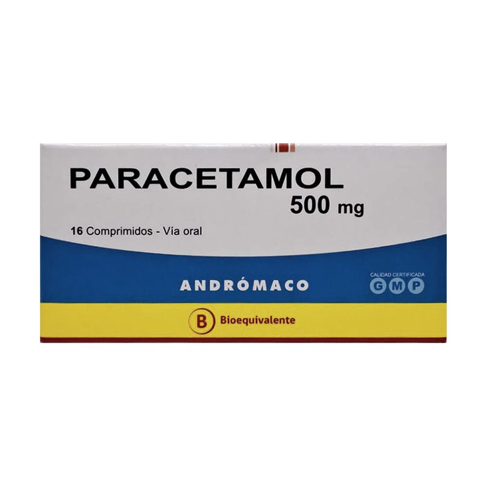 Paracetamol 500 mg 16 Comprimidos