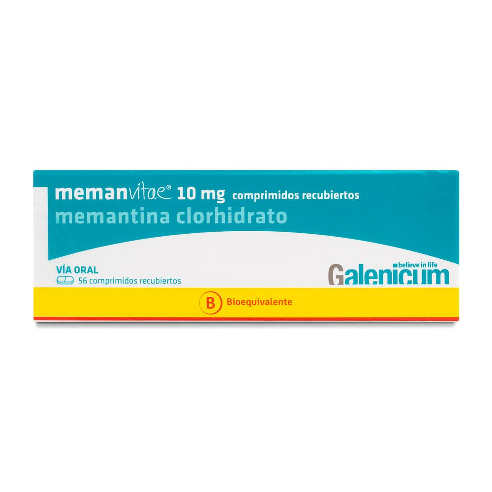 Product image of Memanvitae - Memantina Clorhidrato 10 mg - 56 Comprimidos Recubiertos