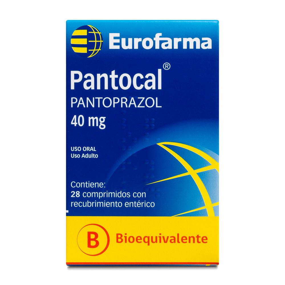 Product image of Pantocal - Pantoprazol 40 mg - 28 Comprimidos Recubierto Entérico