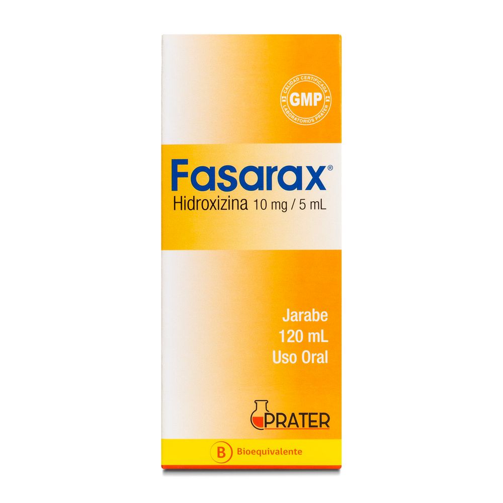 Fasarax - Hidroxizina 10 mg / 5 ml Solución 120 ml