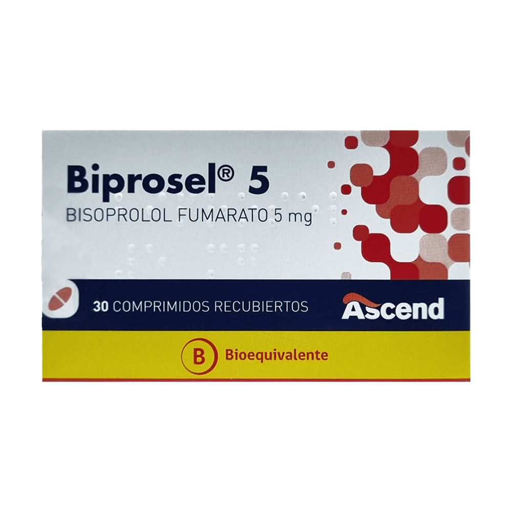 Biprosel 5 - Bisoprolol Fumarato 5 mg 30 Comp Rec