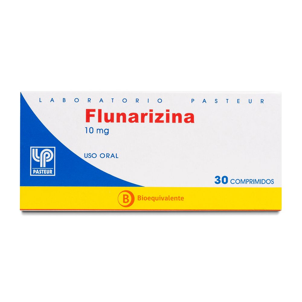 Flunarizina 10 mg 30 Comprimidos