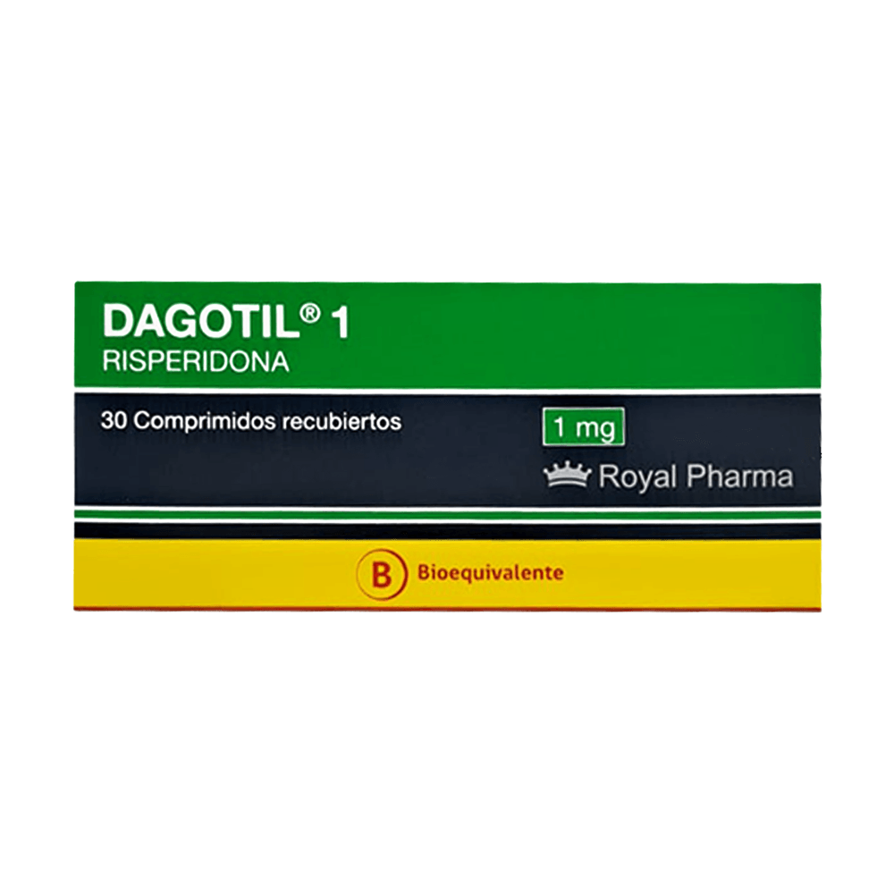 Dagotil - Risperidona 1 mg - 30 Comprimidos Recubiertos