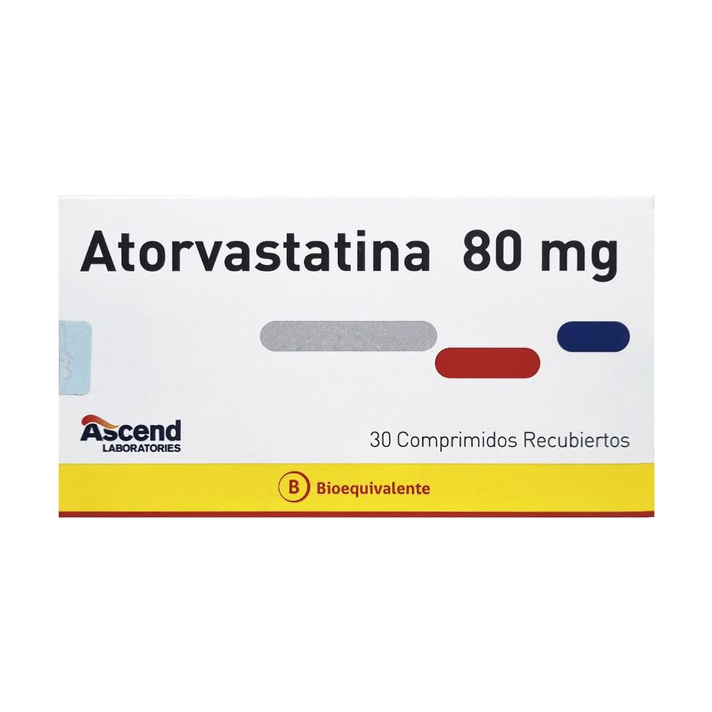 Atorvastatina 80 mg 30 Comp Rec