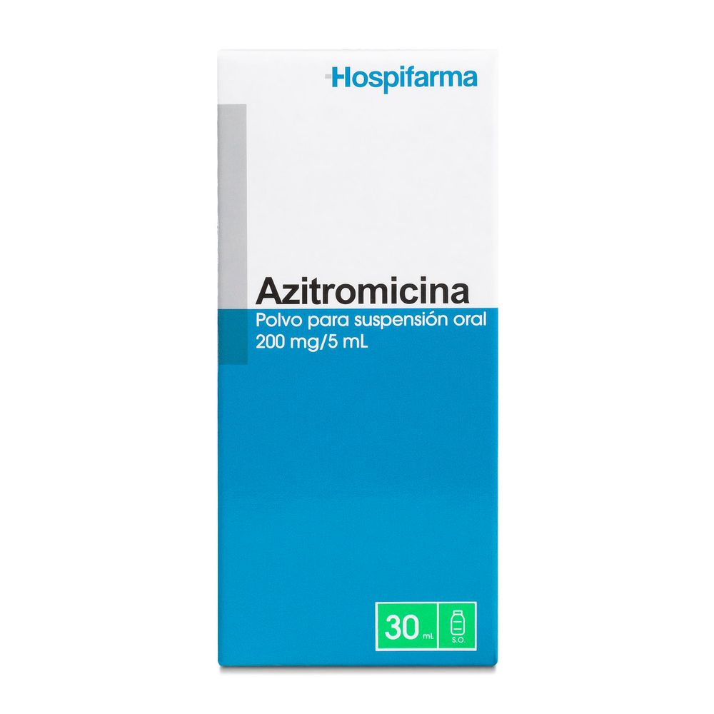 Azitromicina 200 mg Polvo para suspensión