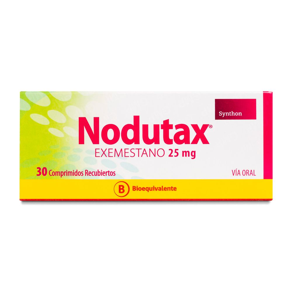 Product image of Nodutax - Exemestano 25 mg - 30 Comprimidos Recubiertos